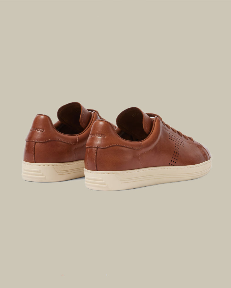 Brown Soft Leather Warwick Sneaker