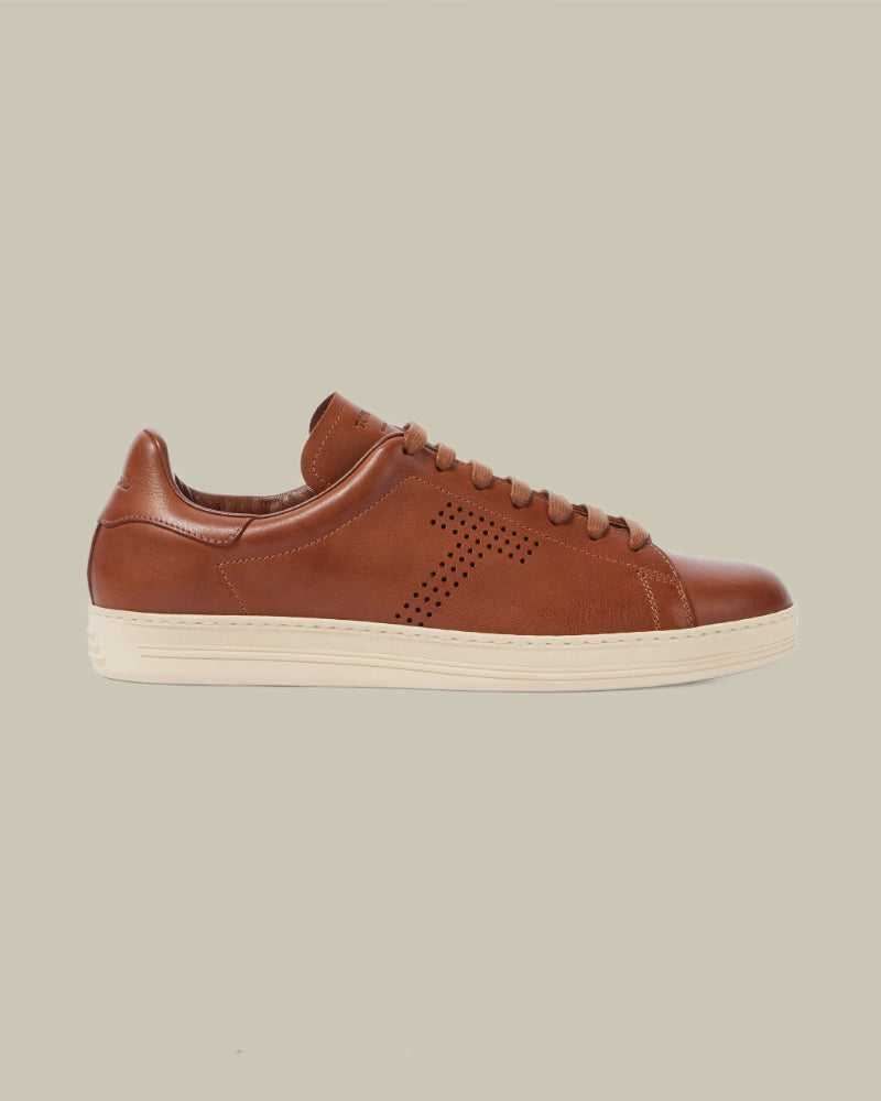 Brown Soft Leather Warwick Sneaker