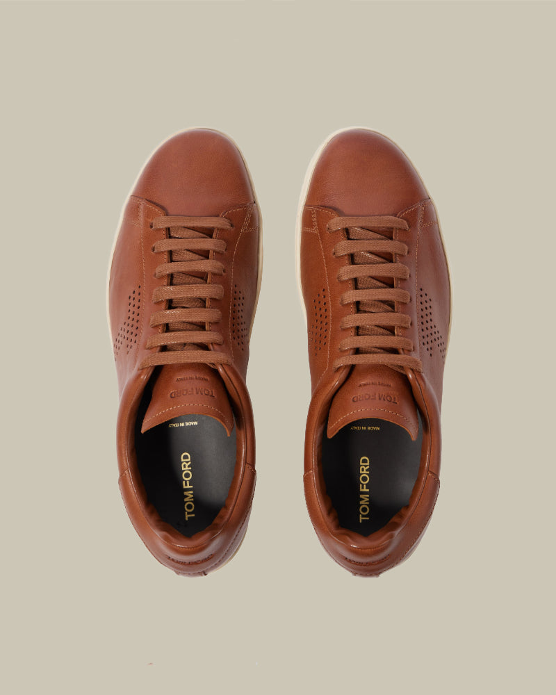 Brown Soft Leather Warwick Sneaker