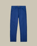 Navy Japanese Cotton Satin Carpenter Pants