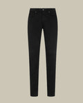 Black Stretch Twill Slim Fit Denim