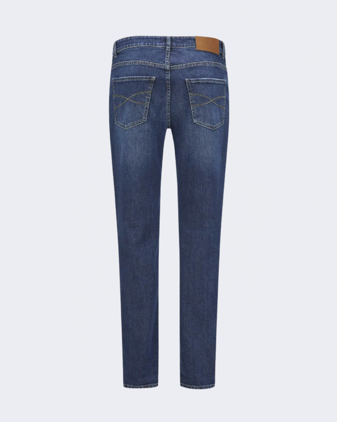Traditional Fit 5 Pocket Tapered Denim Jeans