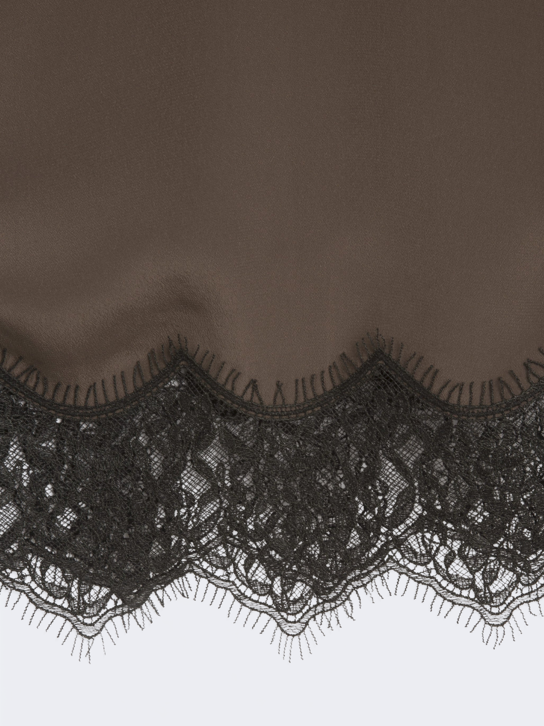Turkish Coffee Sibel Lace Slip Dress
