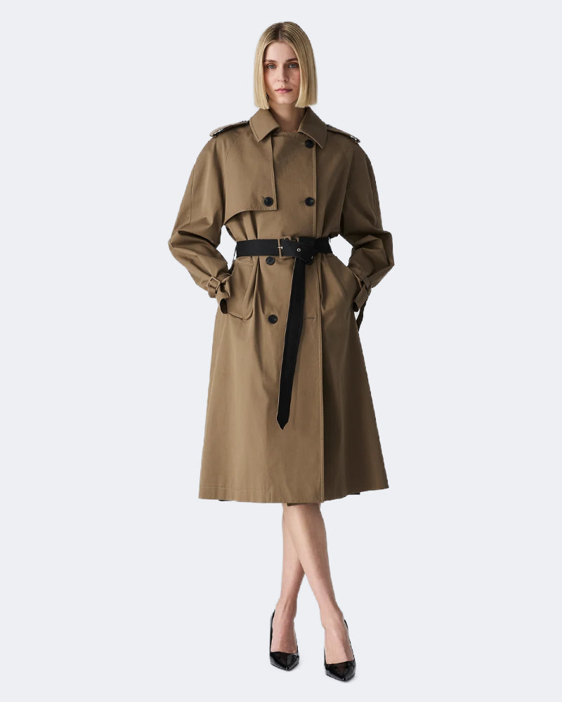 Lexington Taupe Trench Coat