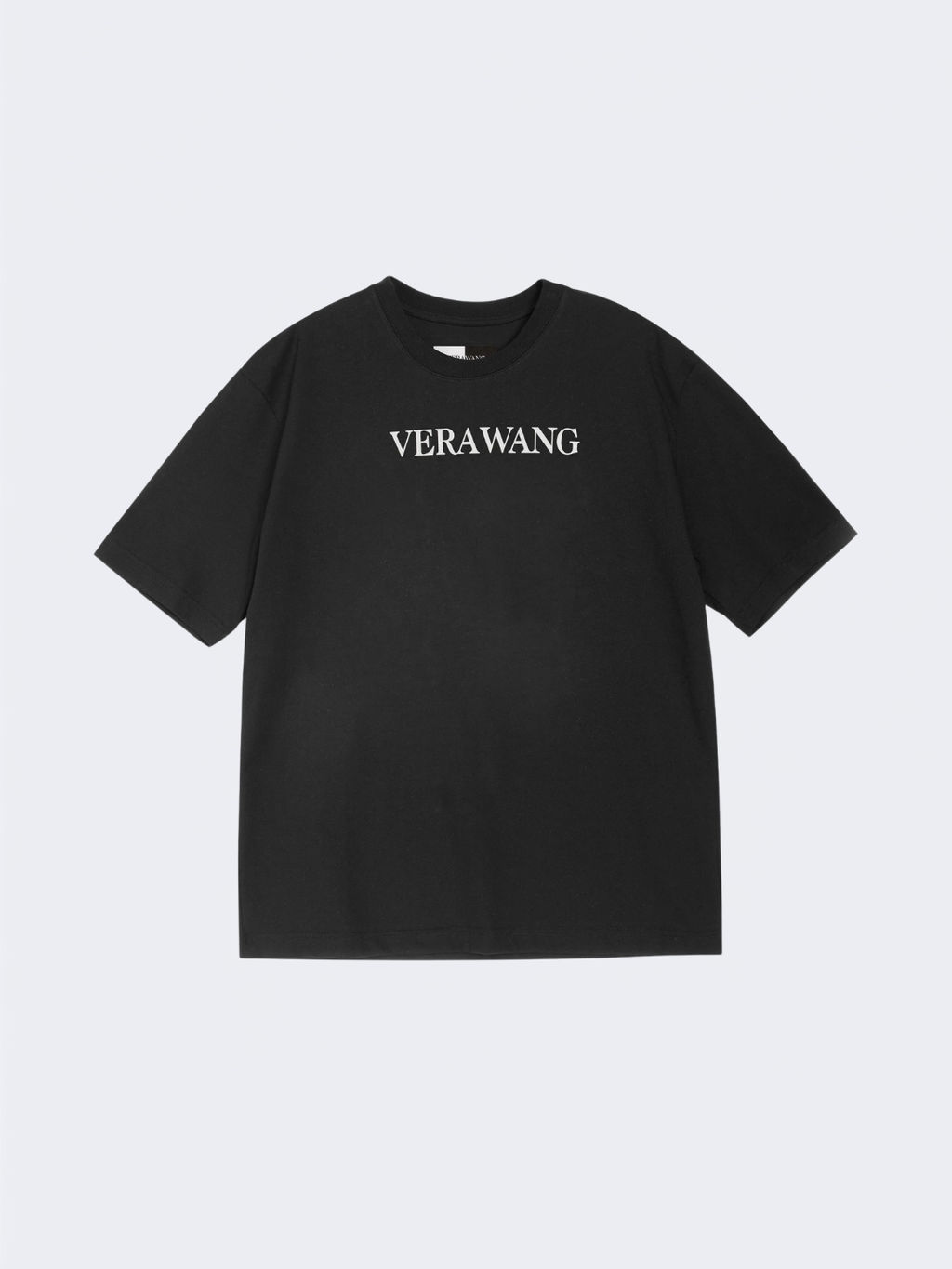 Black Vera Wang Logo Loose Tee