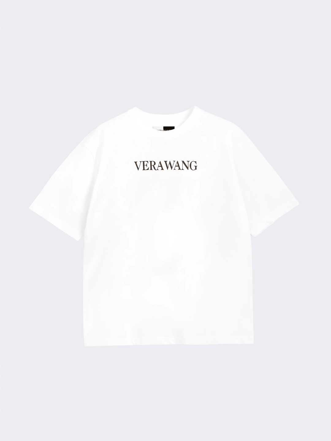 White Vera Wang Logo Loose Tee