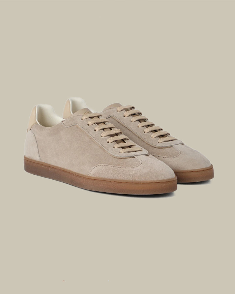 Sand Washed Suede Sneakers