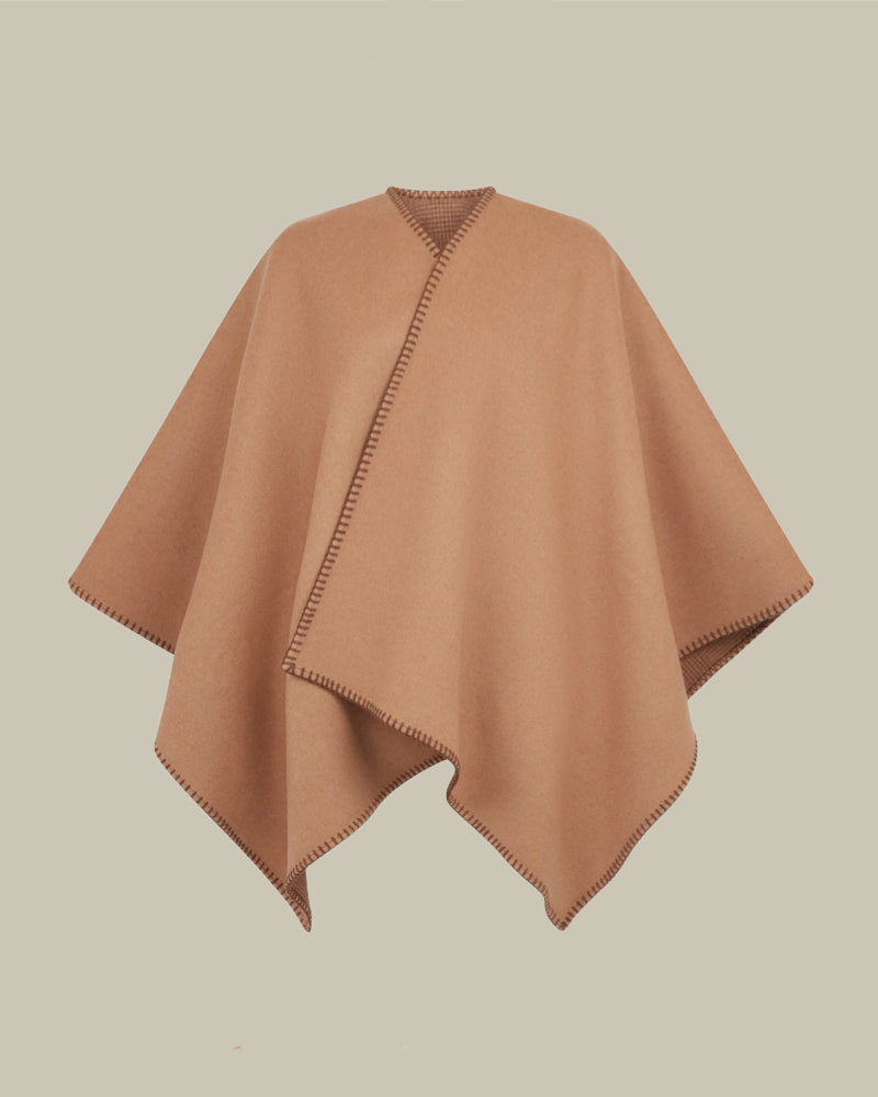Welbeck Camel Poncho