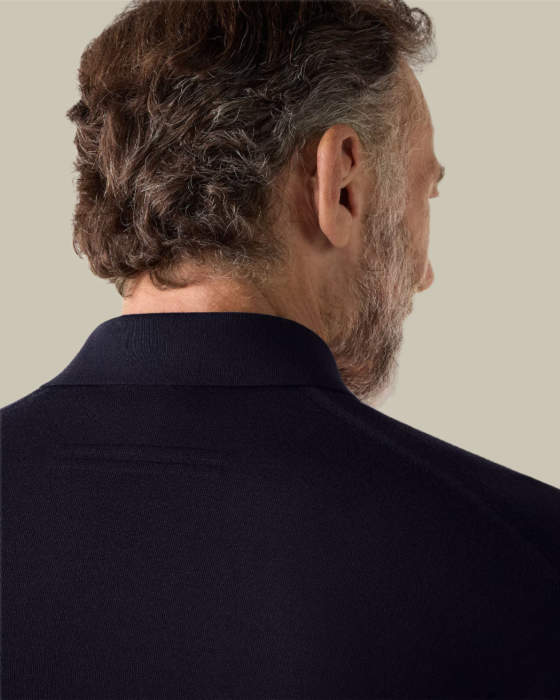 15milmil15 Navy Wool Polo