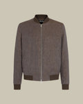 Brown Oasi Lino Bomber