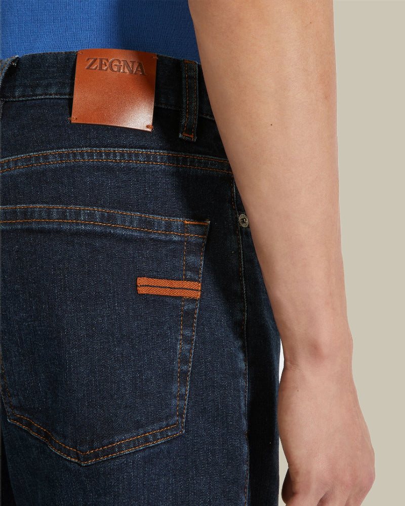 Clean Indigo Wash Comfort Stretch Jean