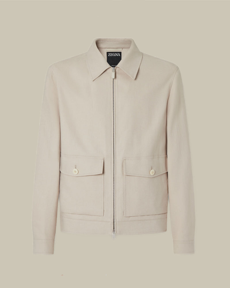 Off White Oasi Lino Blouson