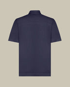 Leggerissimo Navy Cotton & Silk Polo