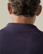 Dark Indigo Blue Premium Cotton Polo Shirt