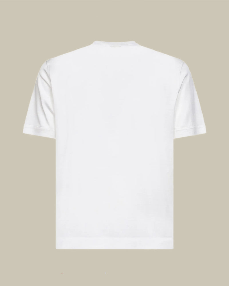 Off White Leggerissimo Ribbed Collar T Shirt
