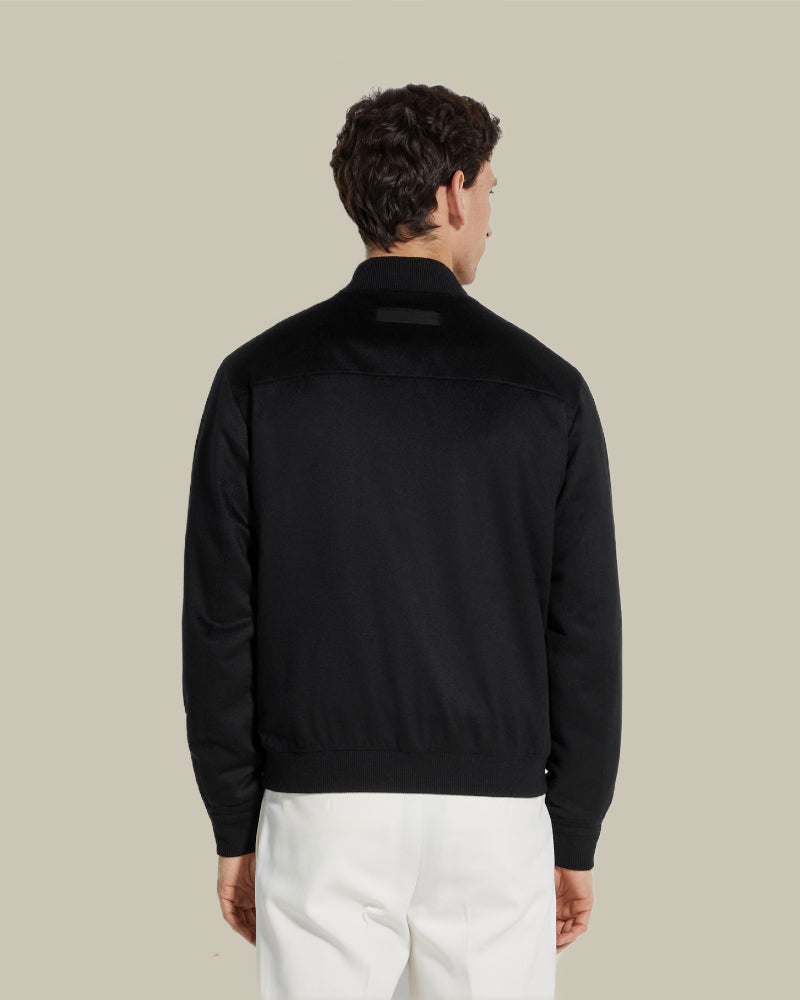 Black Oasi Cashmere Elements Bomber