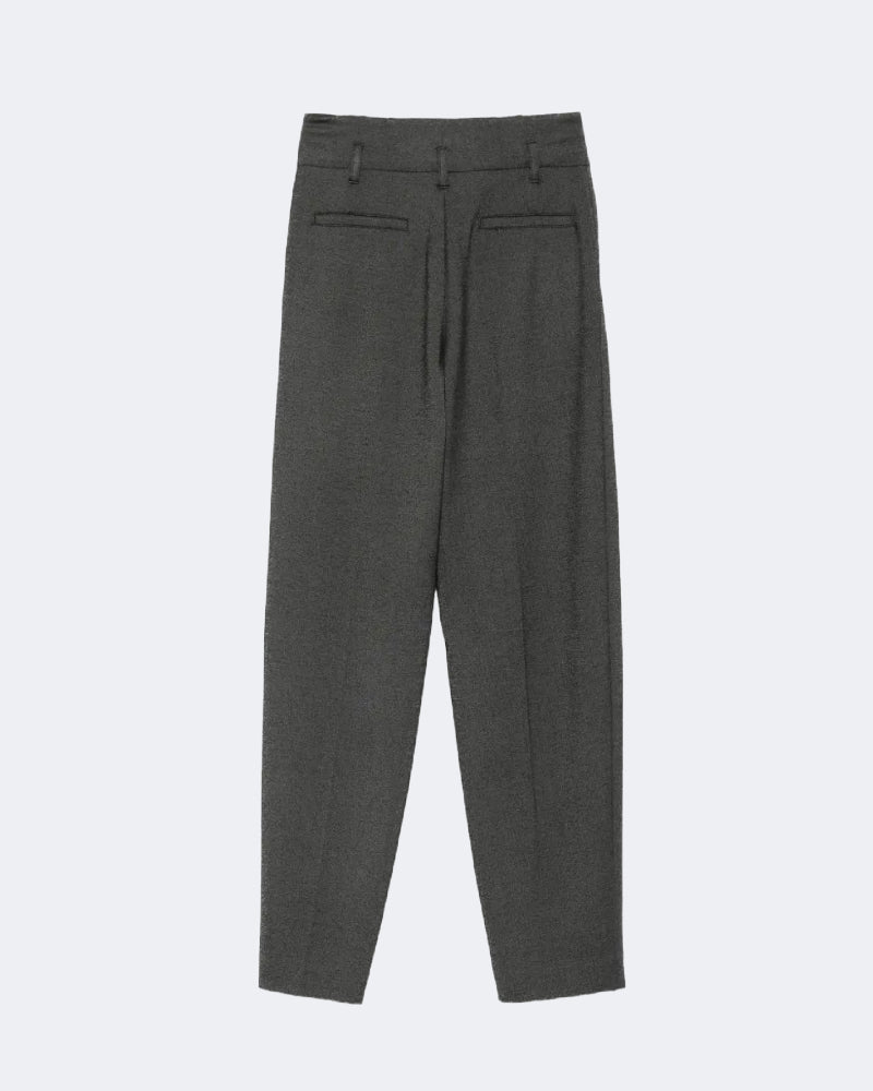 Straight-Leg Trousers in Stretch Viscose