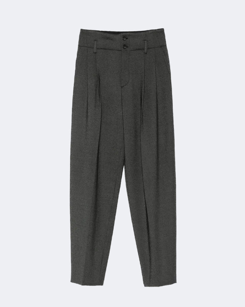 Straight-Leg Trousers in Stretch Viscose