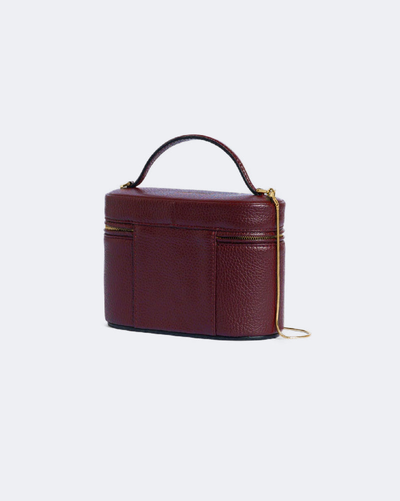 Burgundy Vanity bag