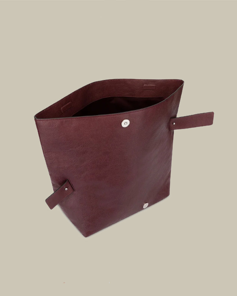 Vegetable Tanned Goat Leather Clutch