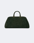 Suede Gladstone bag