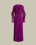 Silk Creponne Evening Dress
