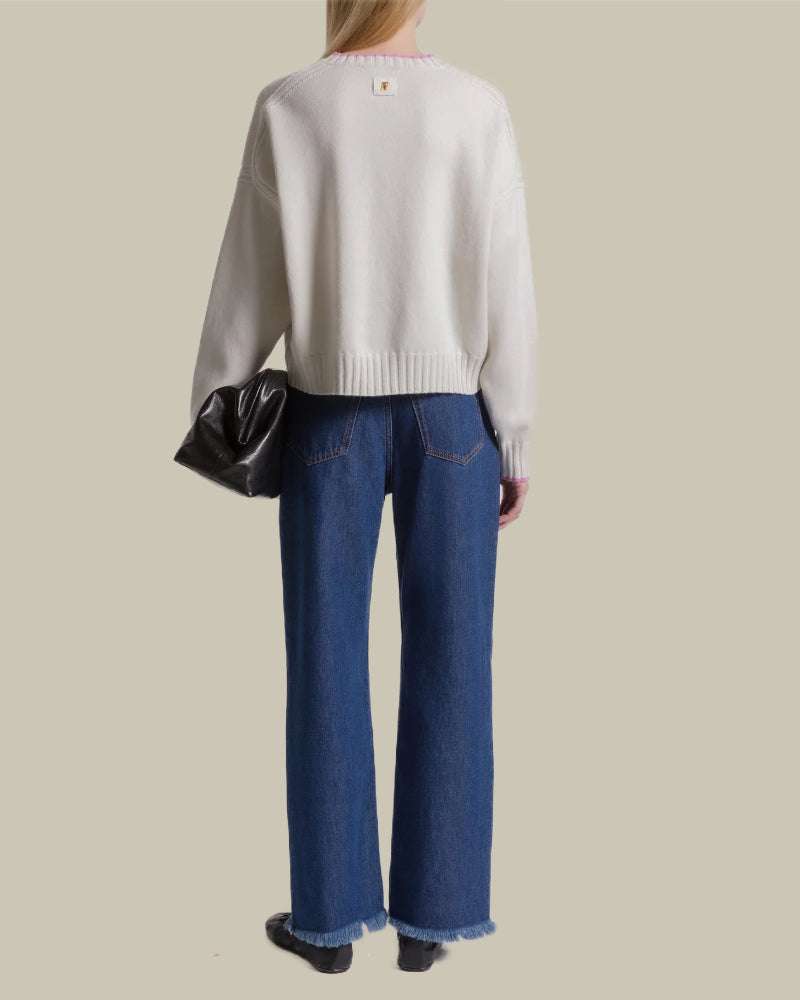 Herbarium Embroidered Cashmere Jumper