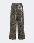 Wide Leg Multi Sequin Trousers
