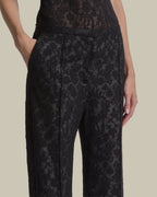 Wool Lace Trouser