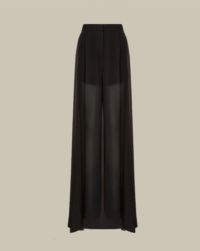 Black Georgette Trousers