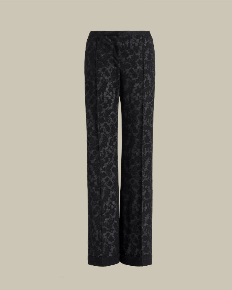 Wool Lace Trouser