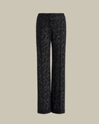 Wool Lace Trouser