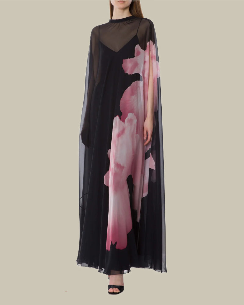 Printed Silk Georgette Dress