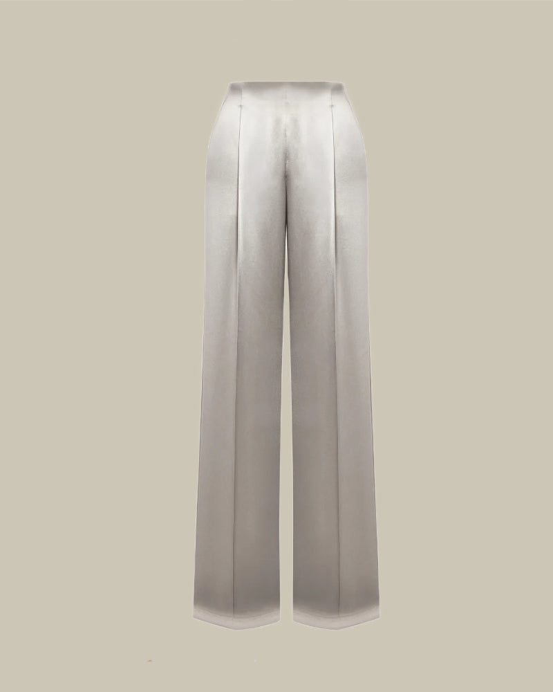 Ice Glossy Satin Trouser