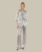 Ice Glossy Satin Trouser