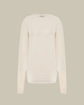 Ivory Logo Cashmere Sweater