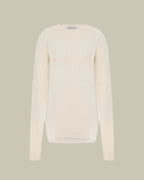 Ivory Logo Cashmere Sweater