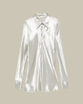 Ice Satin Buttoned Shirt