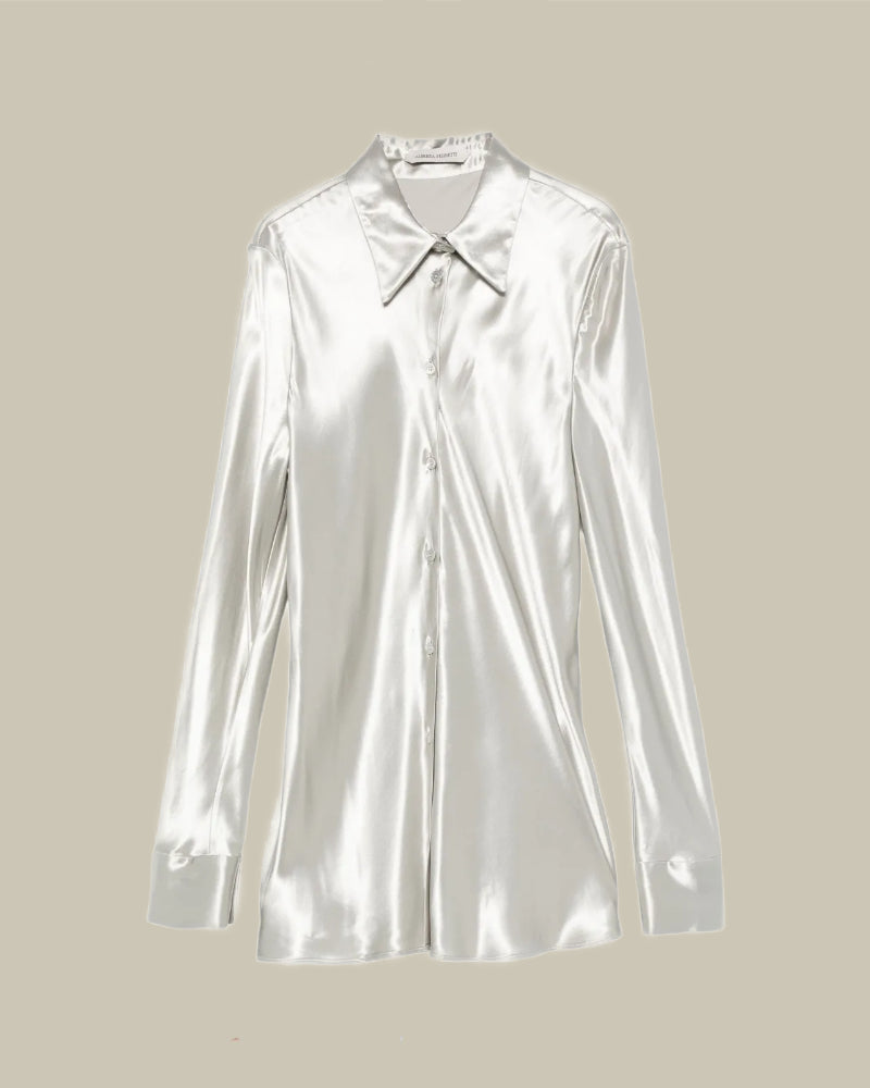 Ice Satin Buttoned Shirt