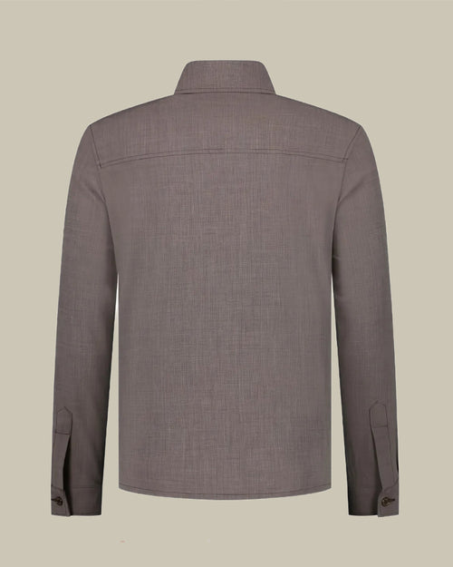 AVI Brown Virgin Wool Twinset