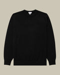 Black Cashmere Crew Neck