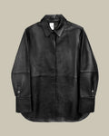 Lago Short Leather Shirt Jacket