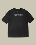 Black Vera Wang Logo Loose Tee