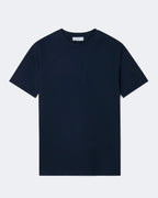 Navy Fine Cotton T Shirt
