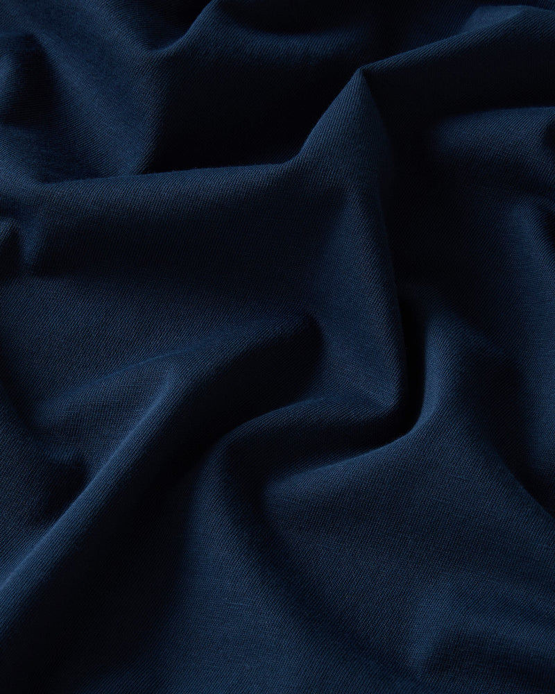 Navy Fine Cotton T Shirt
