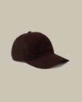 Burgundy Cashmere & Wool Flannel Logo Cap