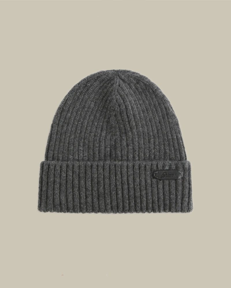 Dark Grey Cashmere Beanie