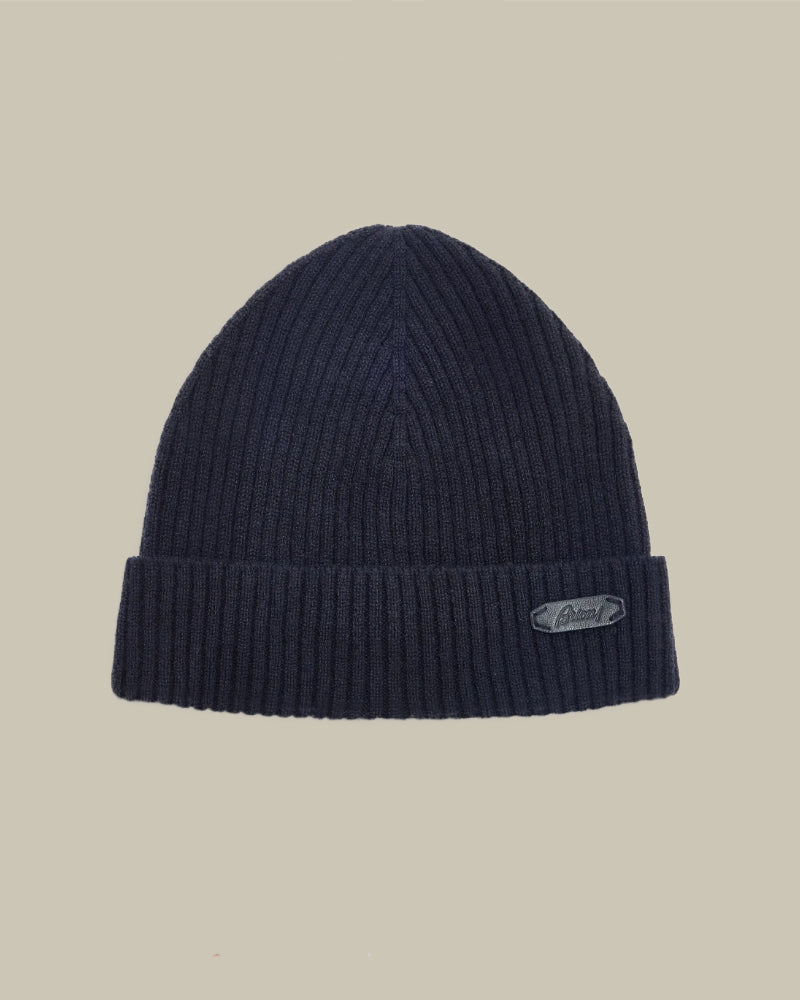 Midnight Blue Cashmere Beanie