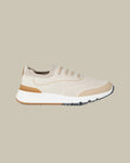 Beige Techno Cotton Knit Runner