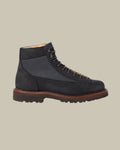 Navy Blue Suede & Techno Fabric Urban Outdoor Boots